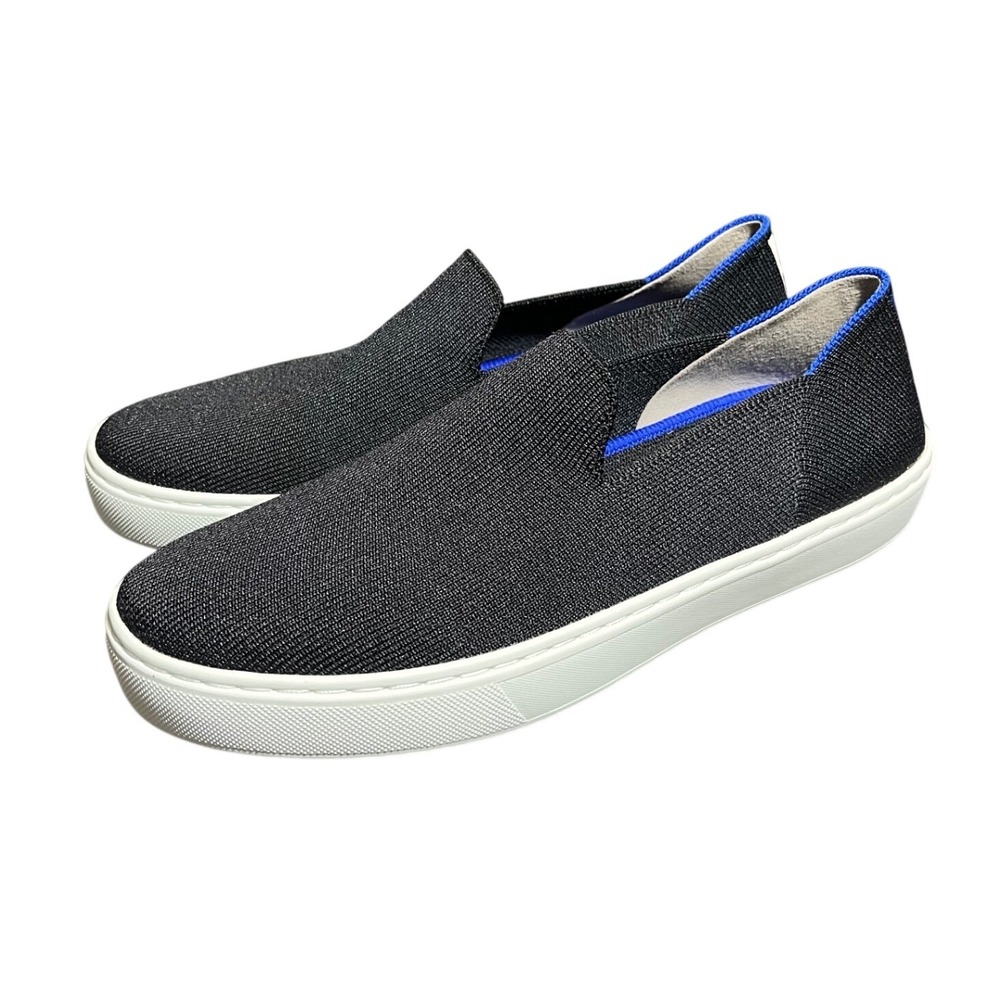 New‎ Rothy's The Sneaker Womens 8 Black Slip On Knit Low Top Shoes Washable